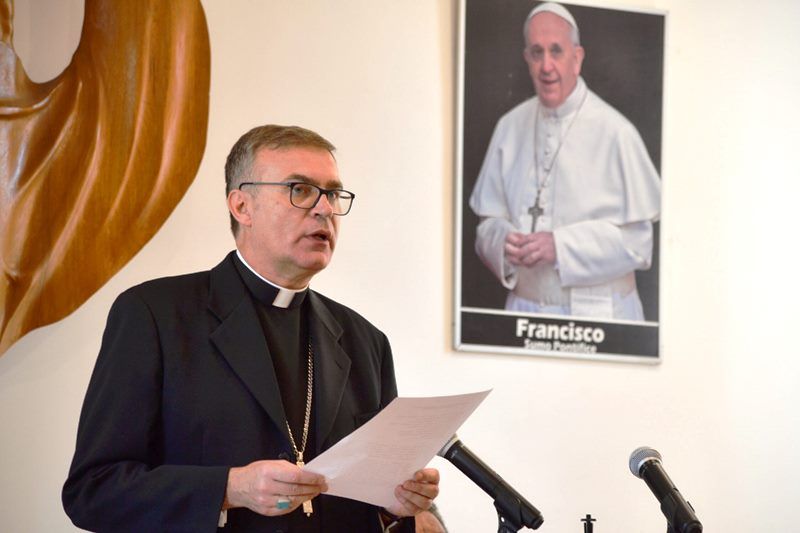 Monseñor Angelo Accattino invitó a los obispos colombianos a vivir el ministerio con paciencia, unidad y humildad