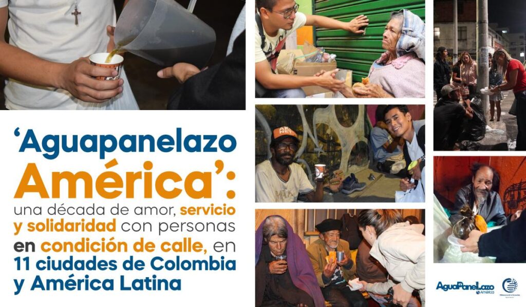 ‘Aguapanelazo’: 10 años llevando consolación a quienes habitan las calles de Colombia y Argentina
